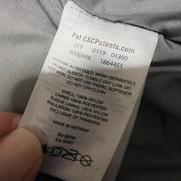 Columbia Coat Mens XXL Omni Heat Nylon Jacket Gray Hooded - Picture 10 of 10